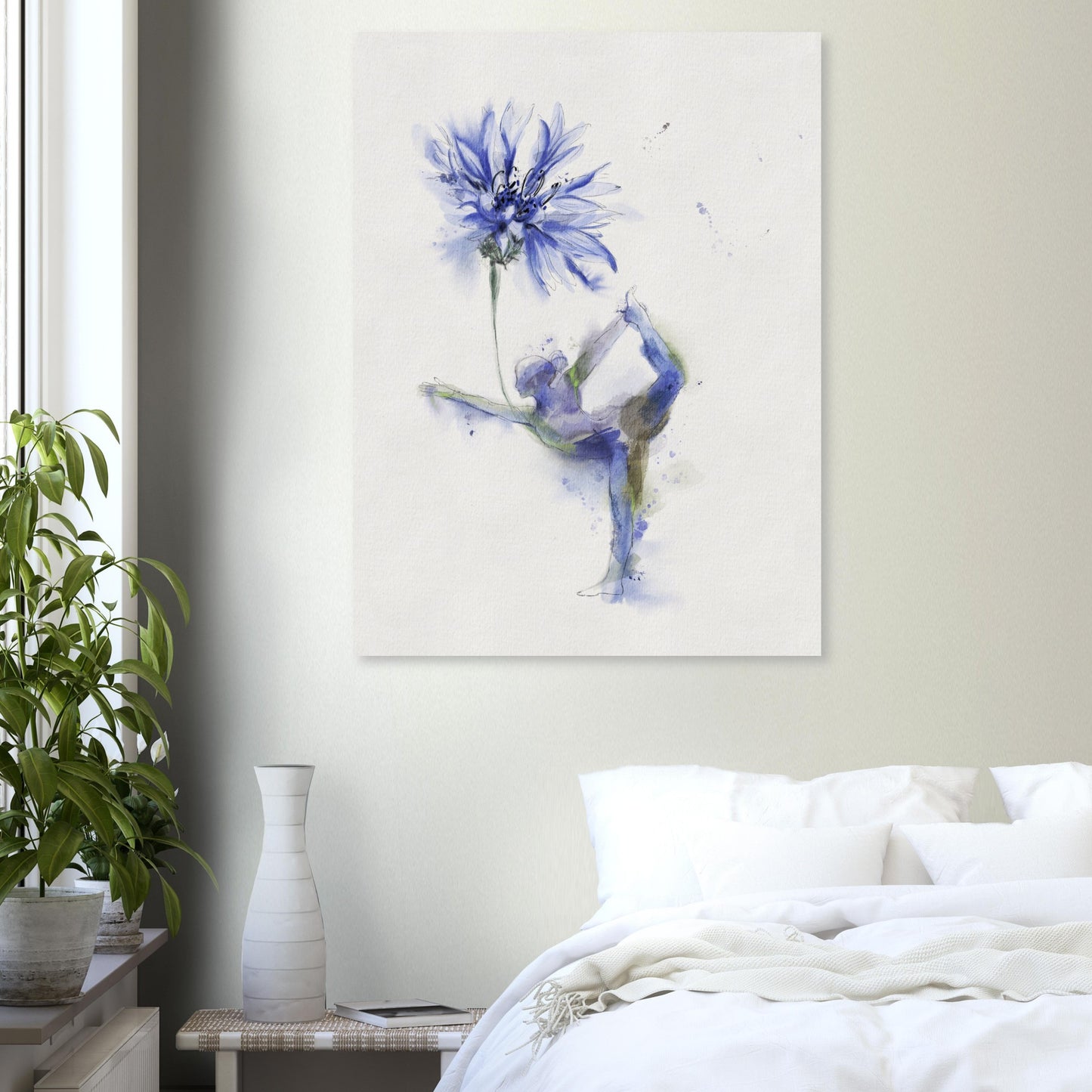 Yoga Flower- Cornflower
