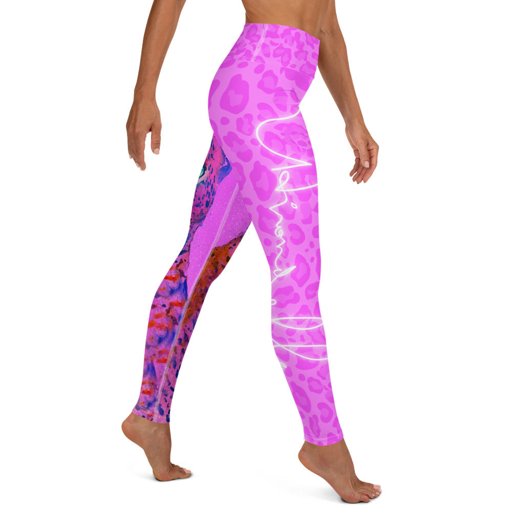 Legging Léopard Rose