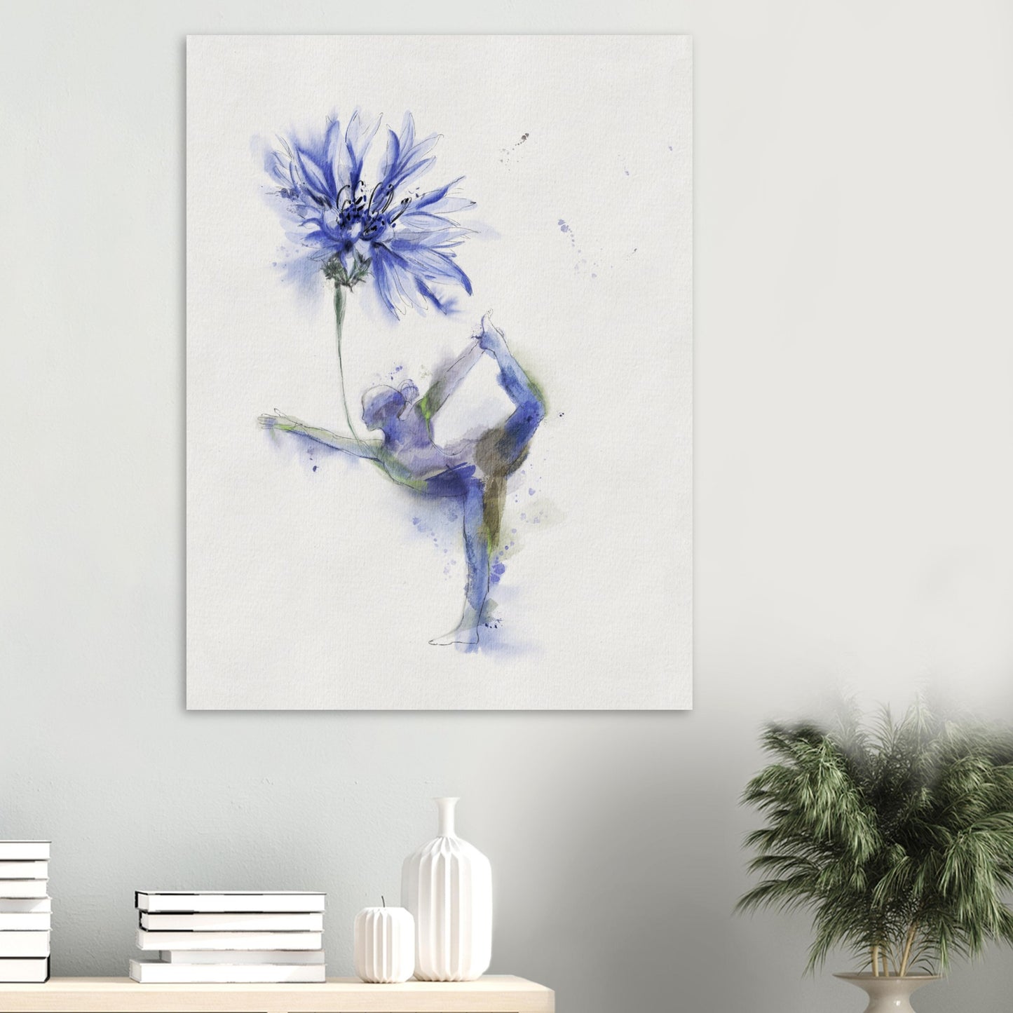 Yoga Flower- Cornflower