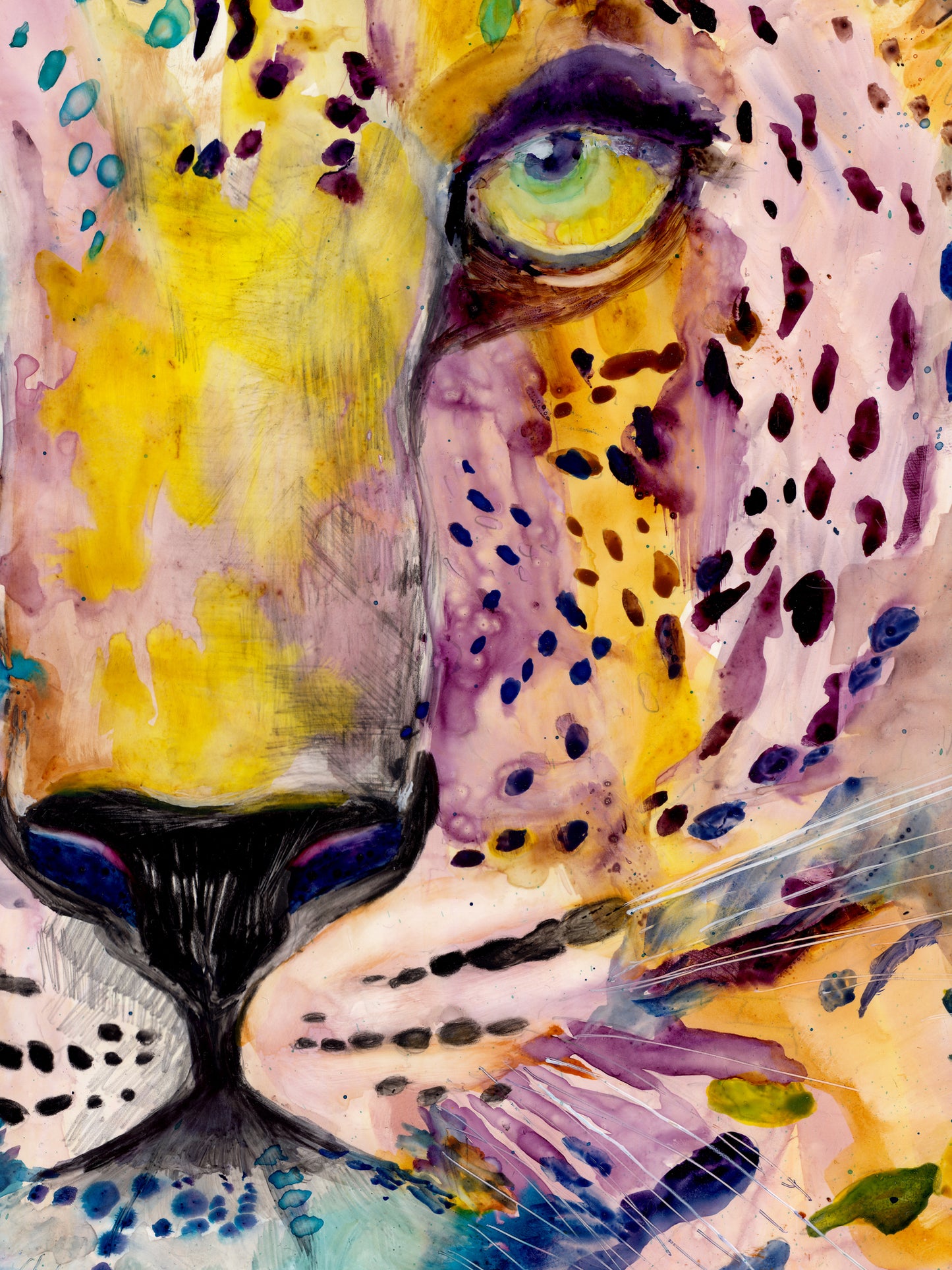 Aqua Gaze- Print