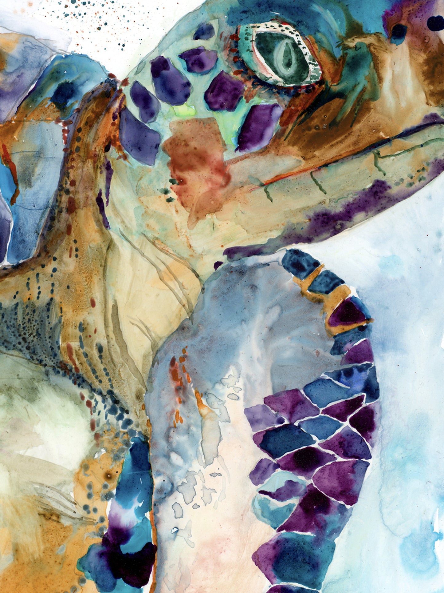 Grandma Sea Turtle- print