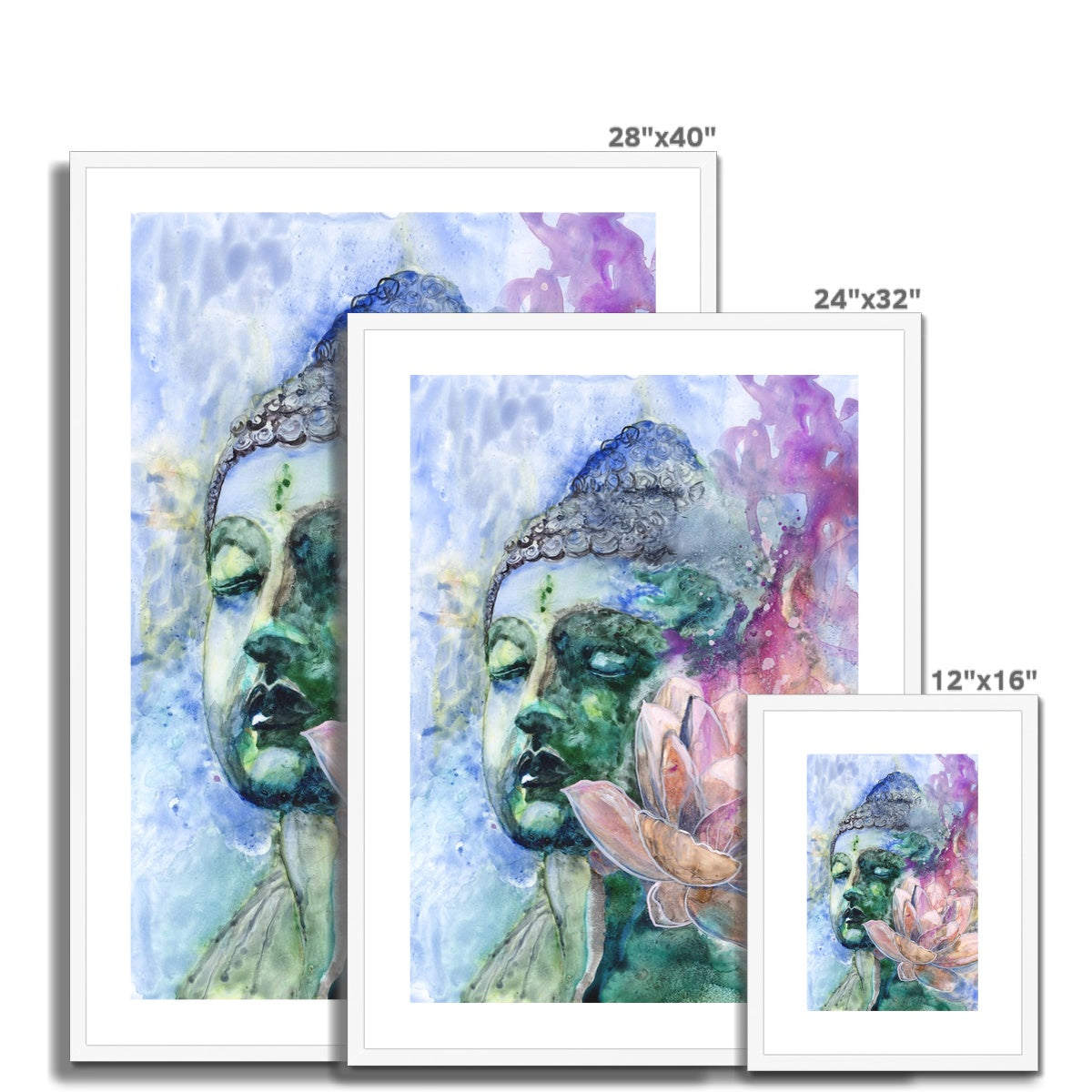 Bouddha de l’été - Impression encadrée et montée