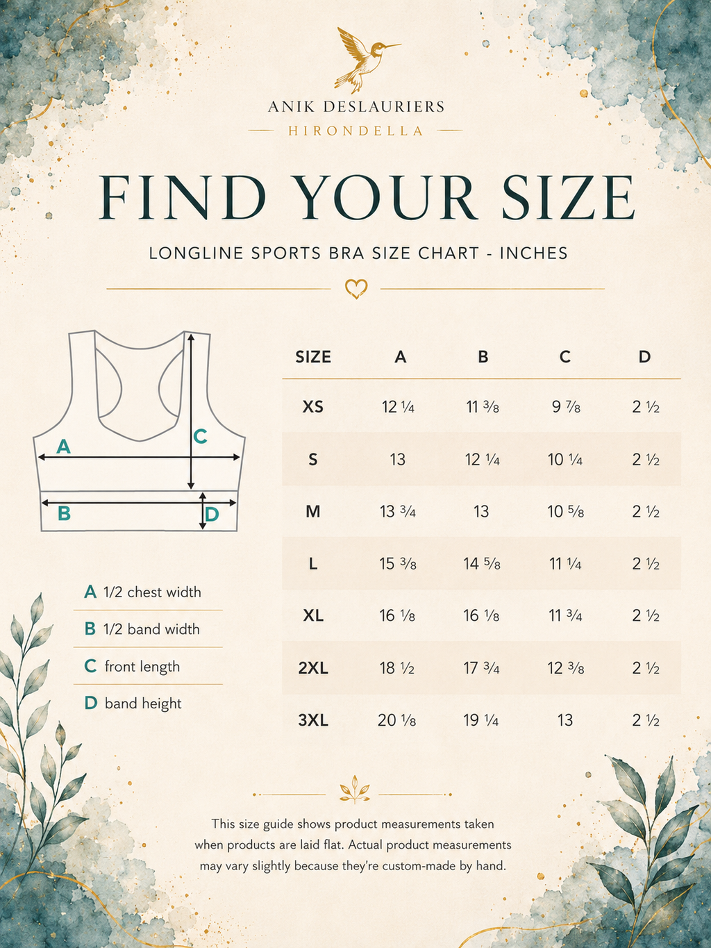 Longline Sports Bra - Dublin