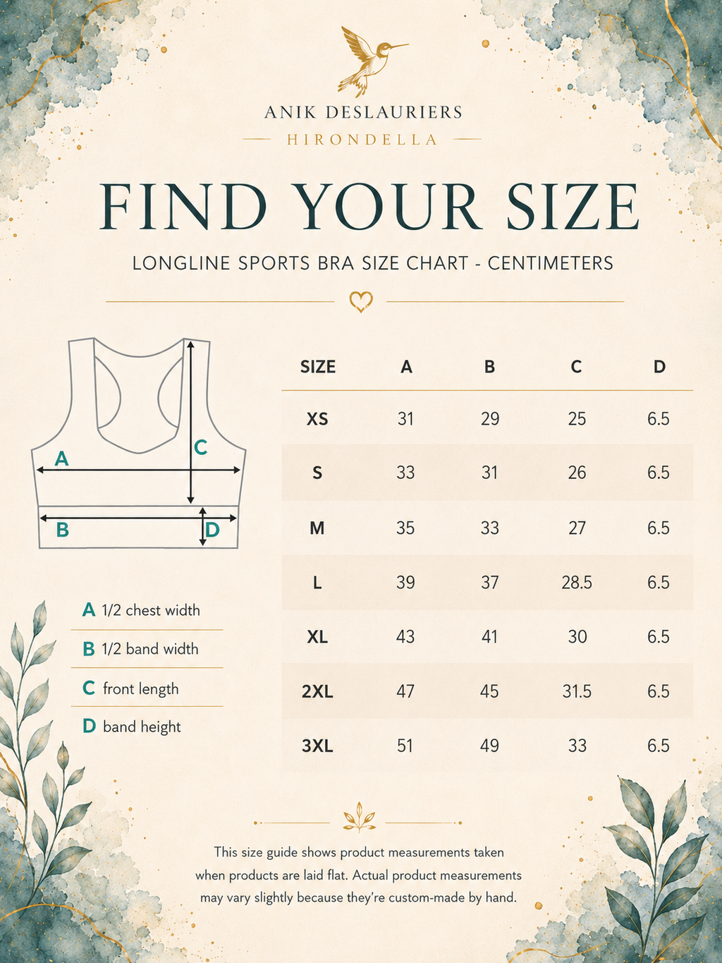 Longline Sports Bra - Dublin