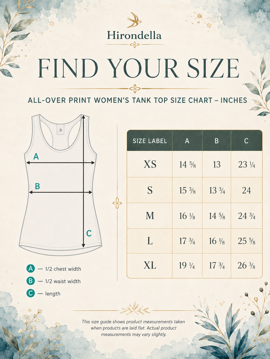 Green Botanical Tank Top