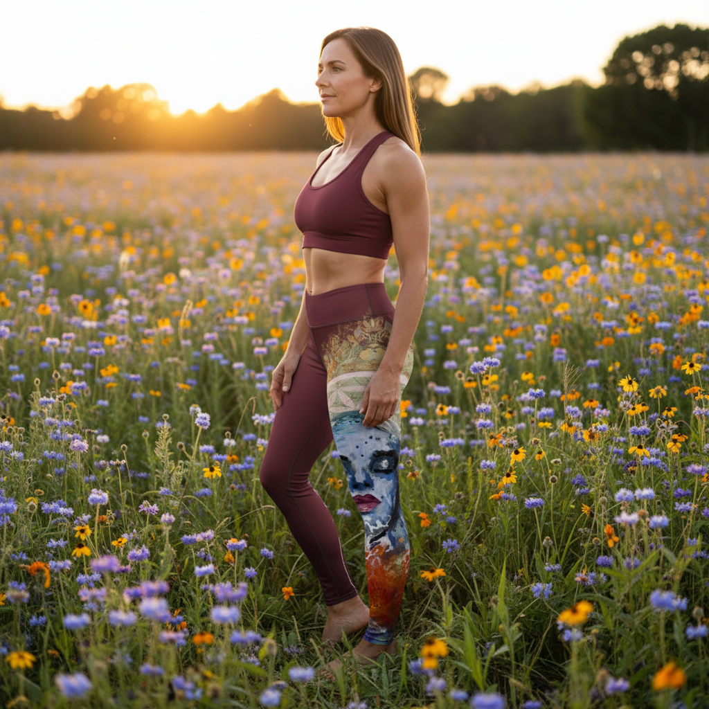 Femme Buddha – Art Leggings