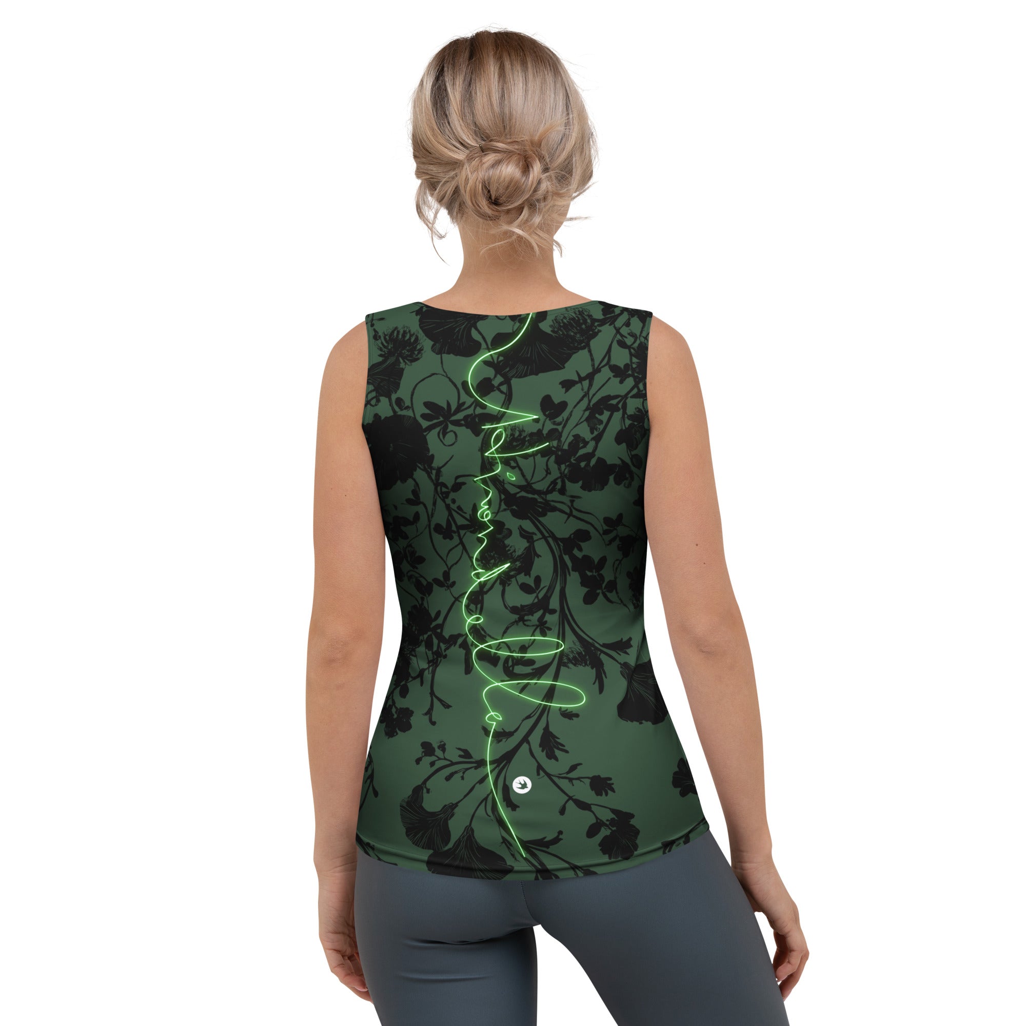 Camisole botanique verte