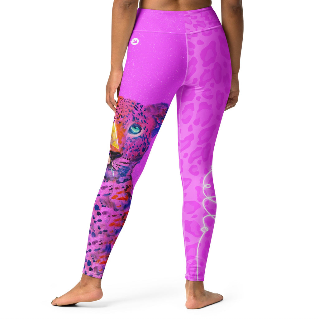 Legging Léopard Rose