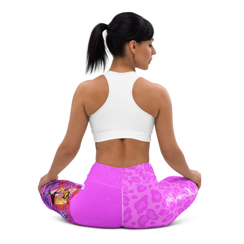 Legging Léopard Rose