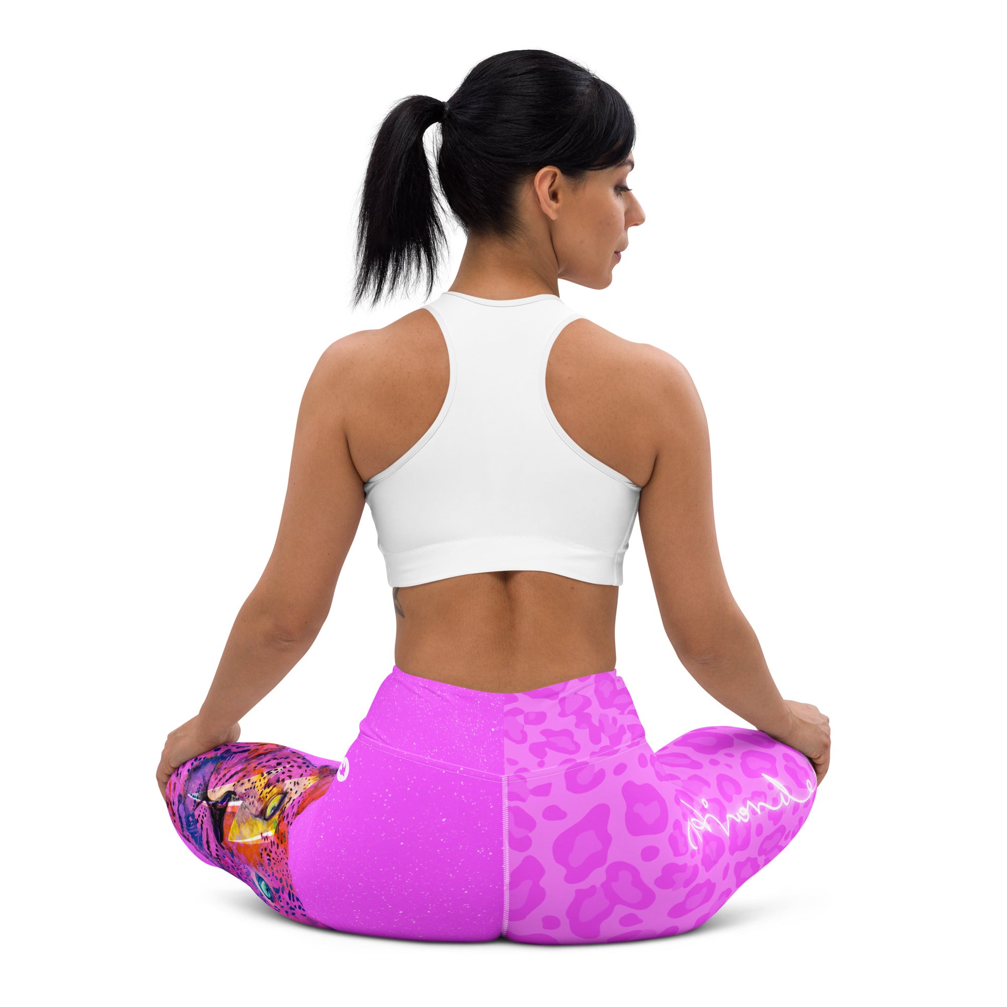 Legging Léopard Rose