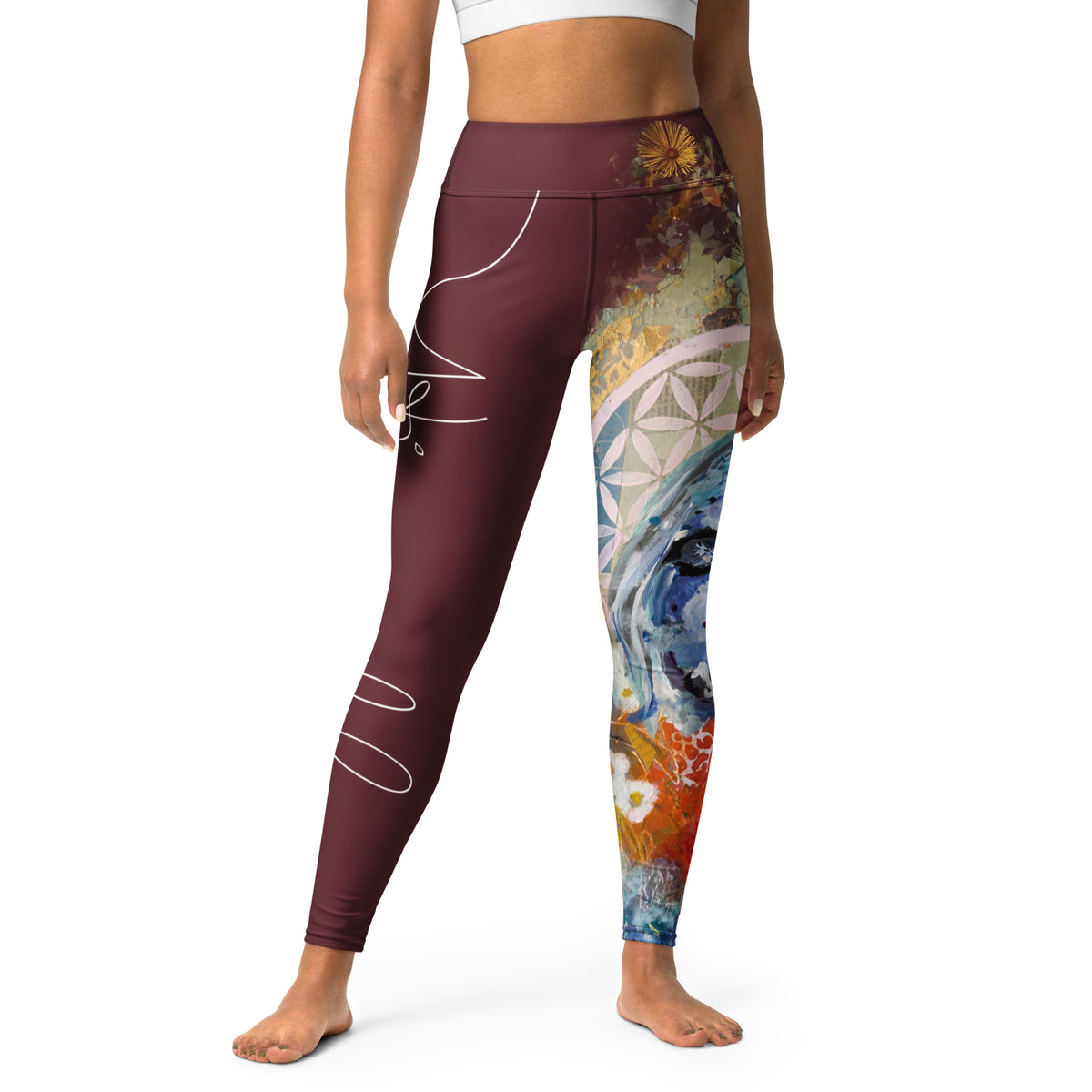 Femme Buddha – Art Leggings