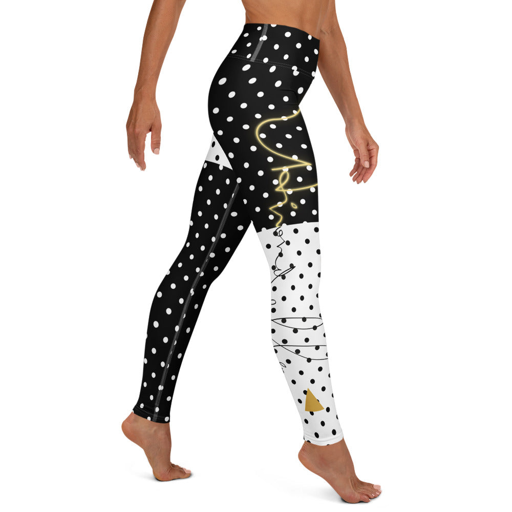 Polka Dada Pythago Cubiste - Leggings