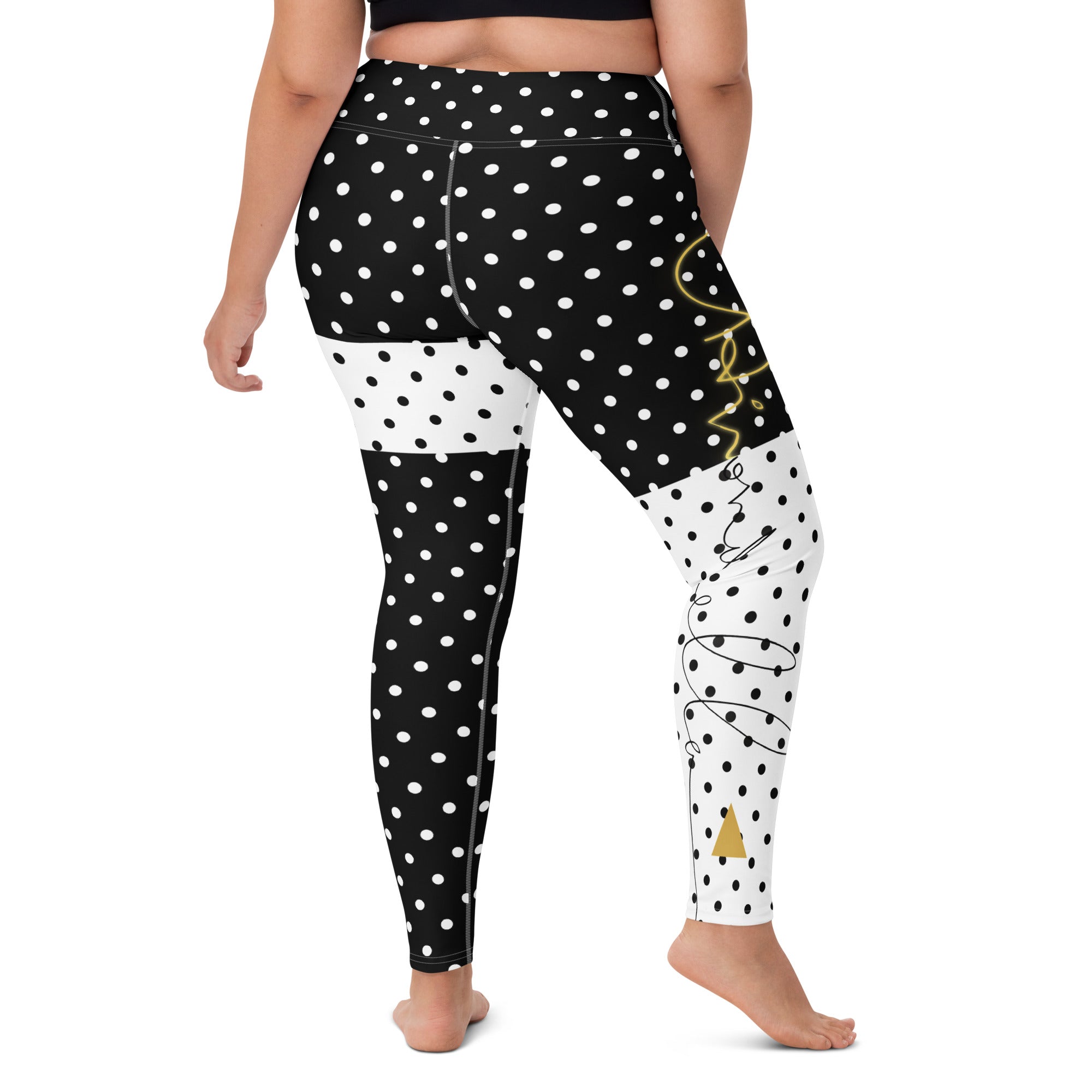 Polka Dada Pythago Cubiste - Leggings