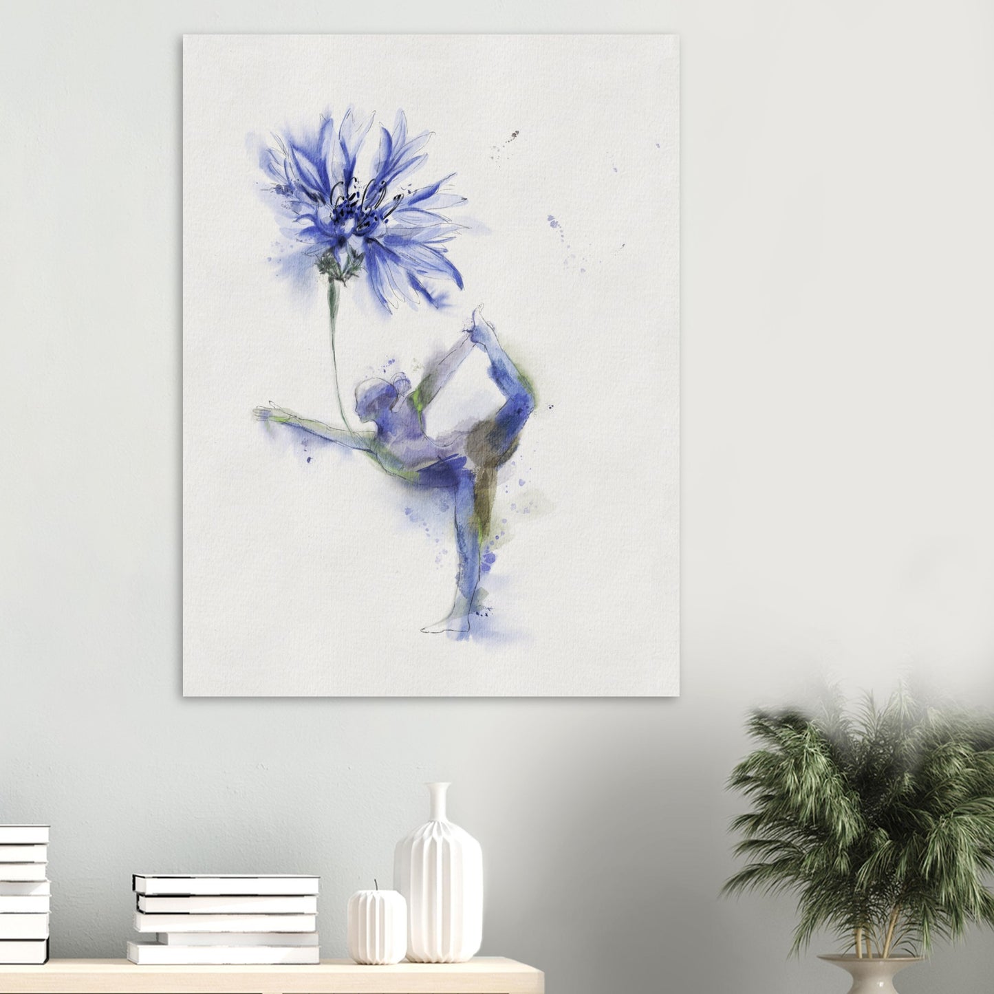 Fleur de yoga - Bleuet