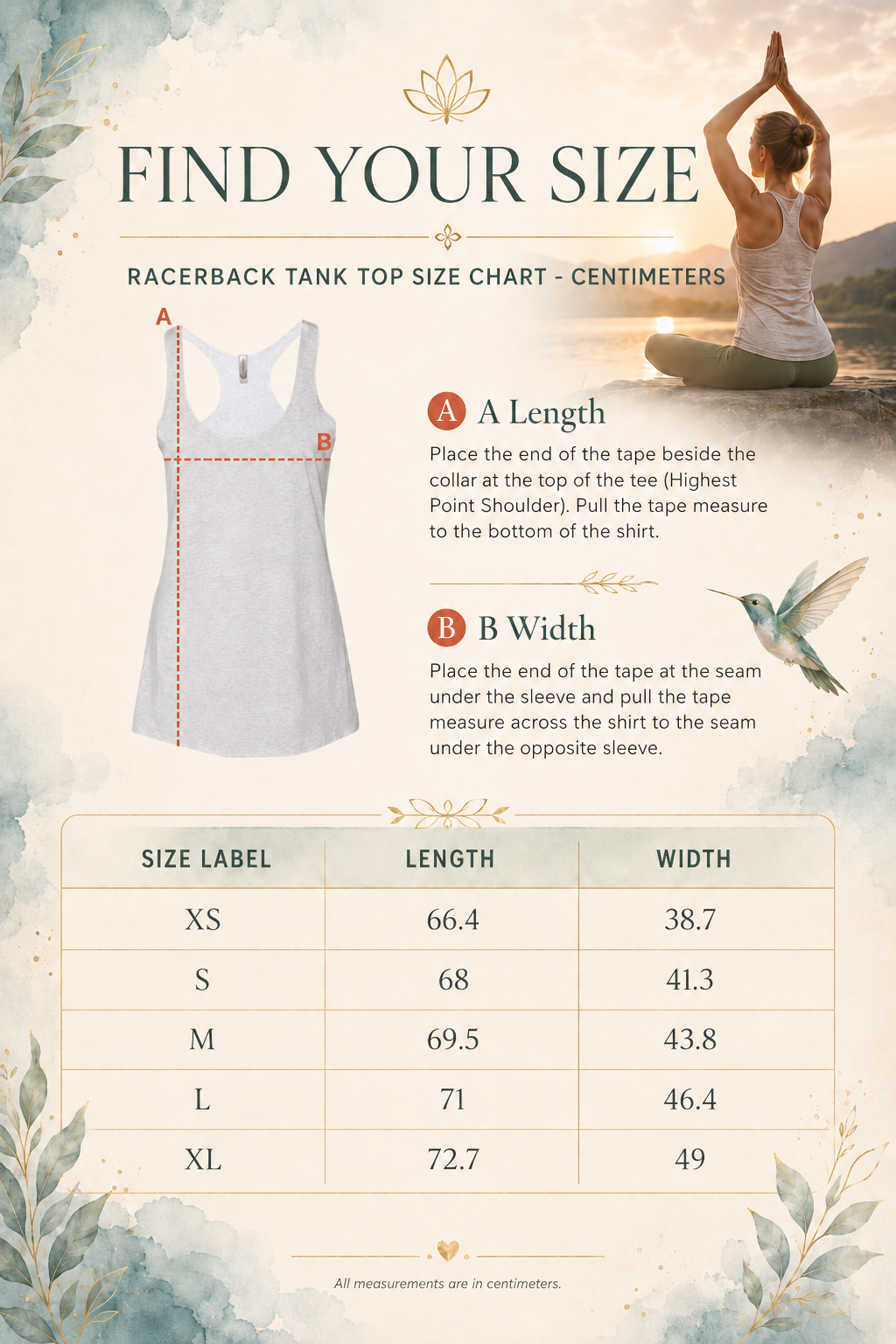 Camisole dos nageur noire – Cœur doux