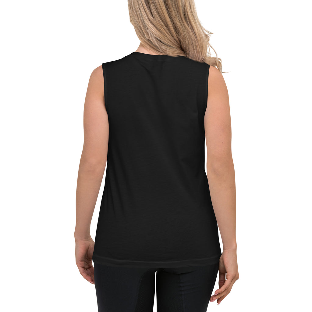 Camisole muscle unisexe noire- Coeur Doux