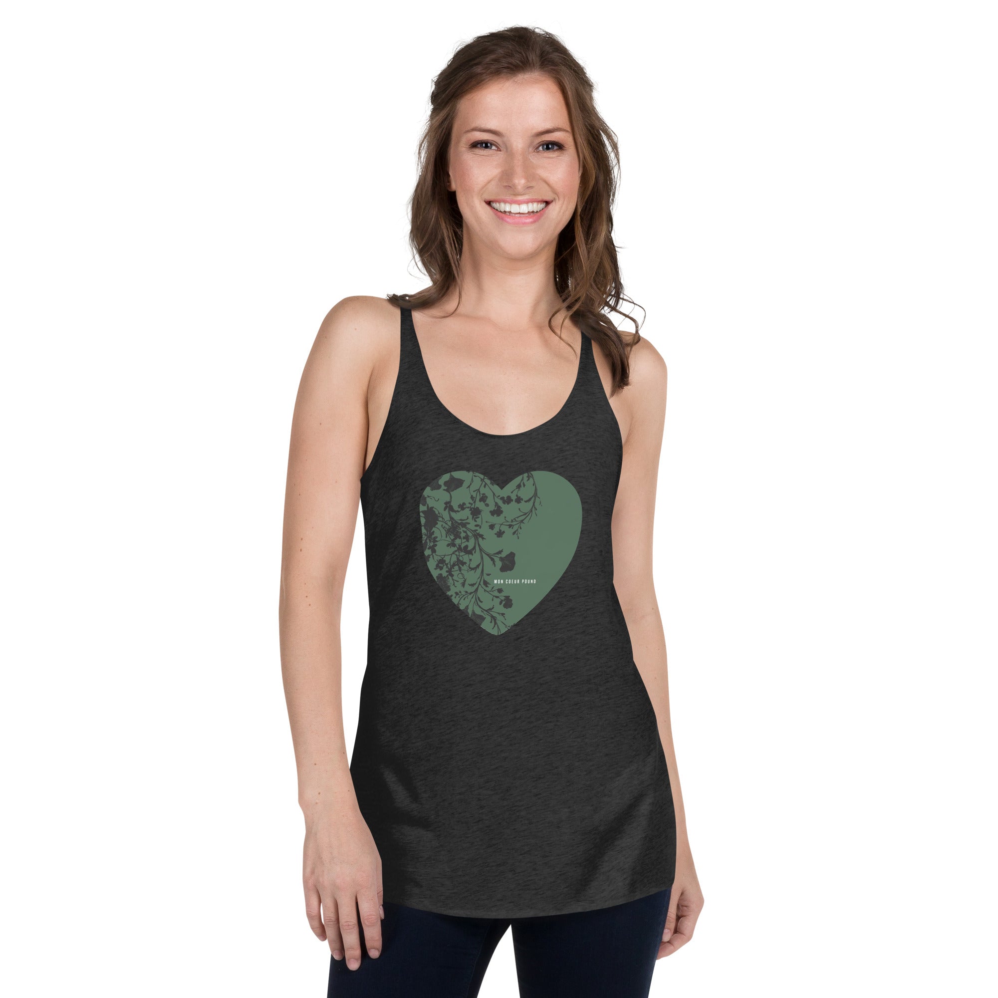Camisole dos nageur noire – Cœur doux