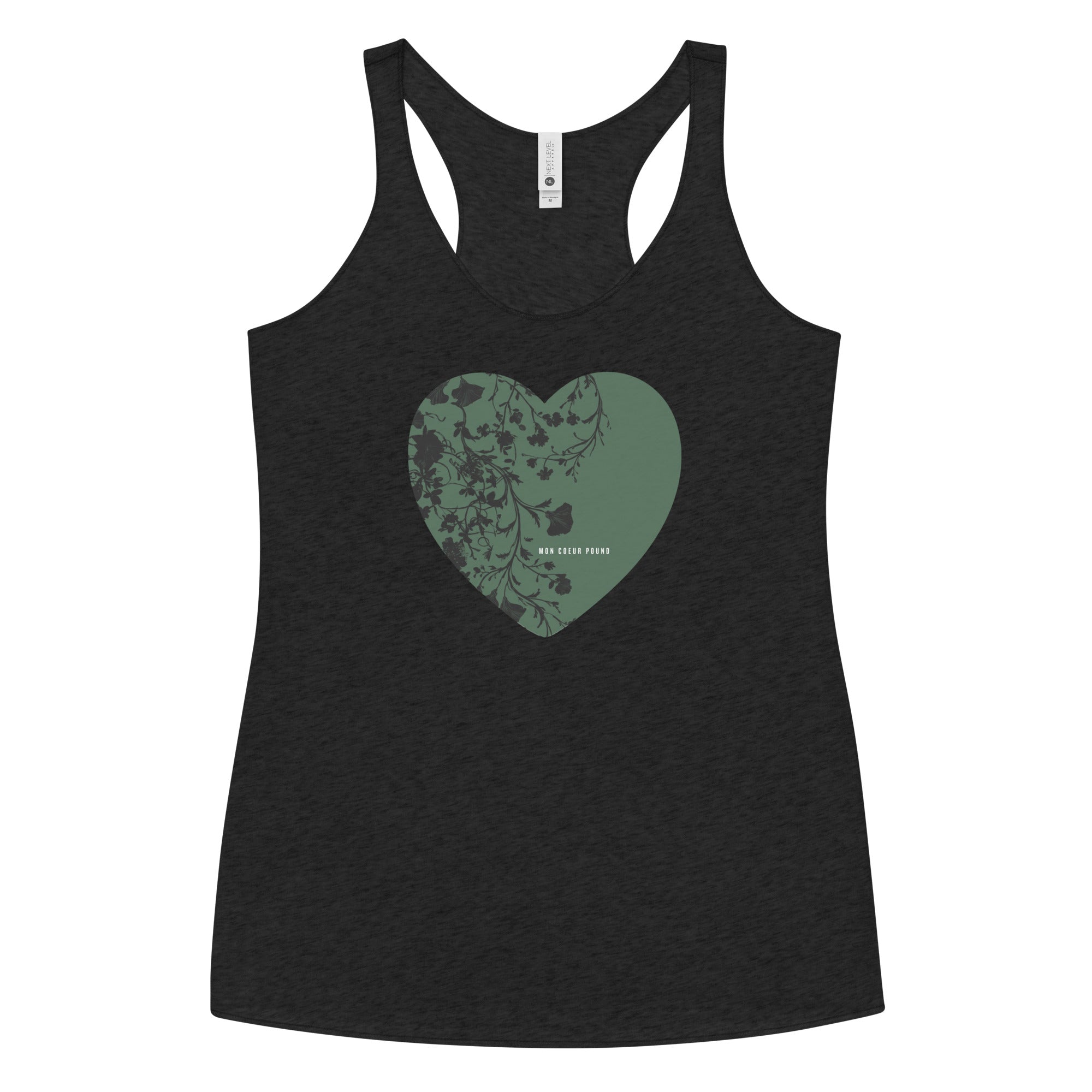 Camisole dos nageur noire – Cœur doux
