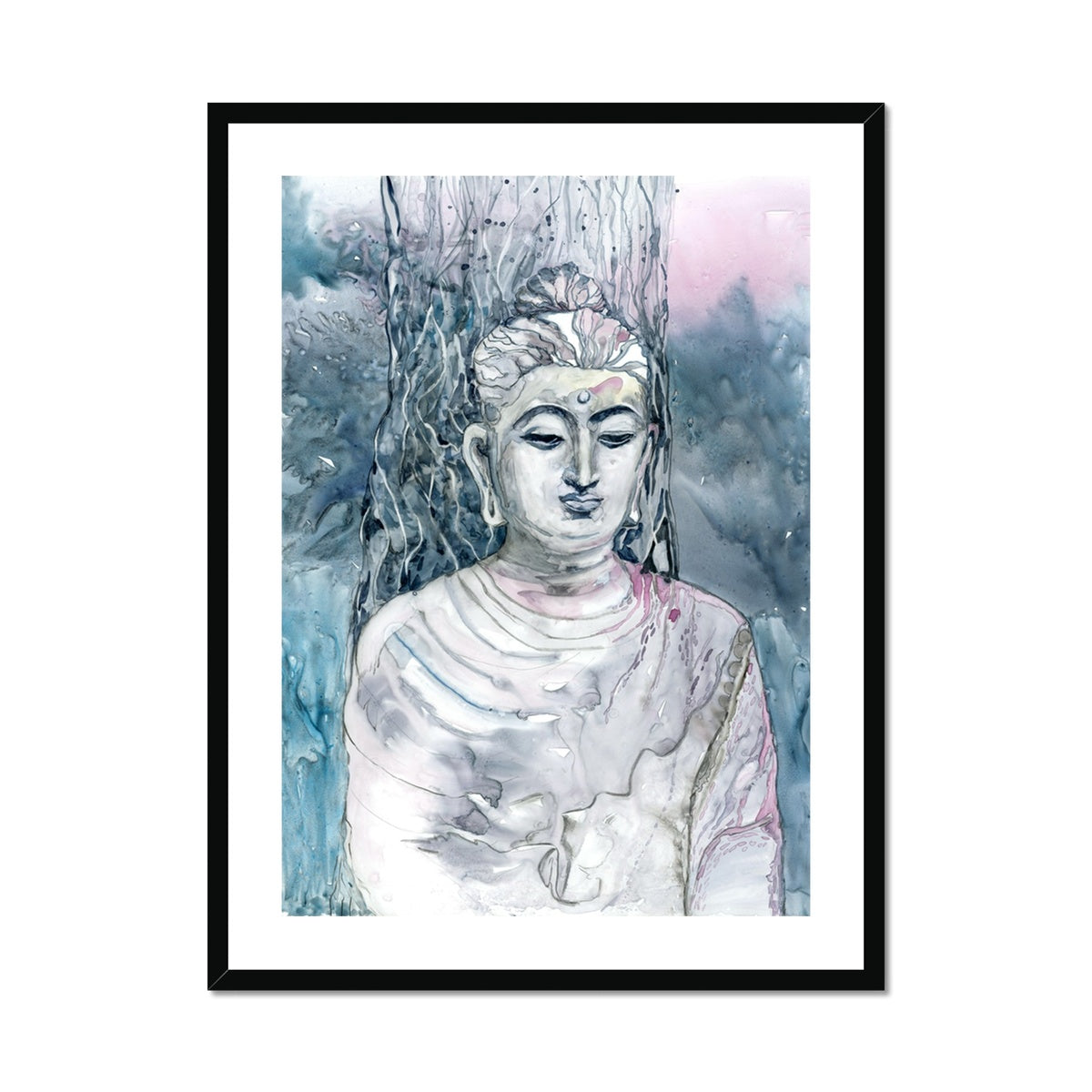 Buddha of Winter- Framed & Mounted Print